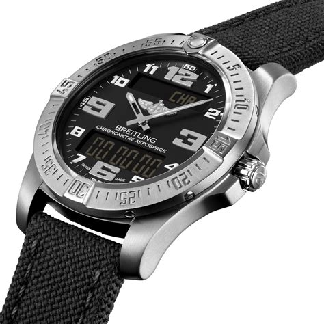 breitling aerospace evo fabric watch strap for sale|Breitling fabric straps.